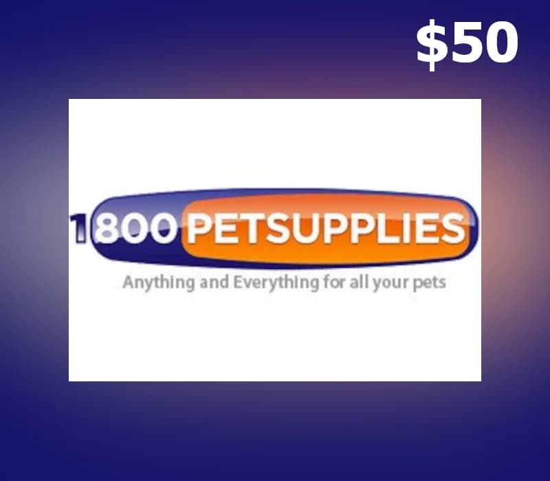 1-800-PetSupplies $50 Gift Card