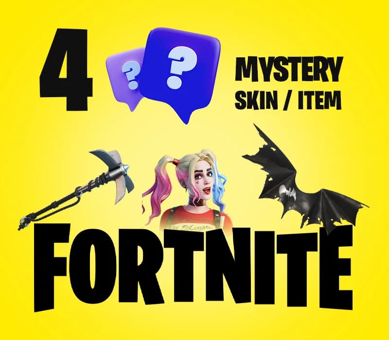 4 Mystery Fortnite Skins / Items