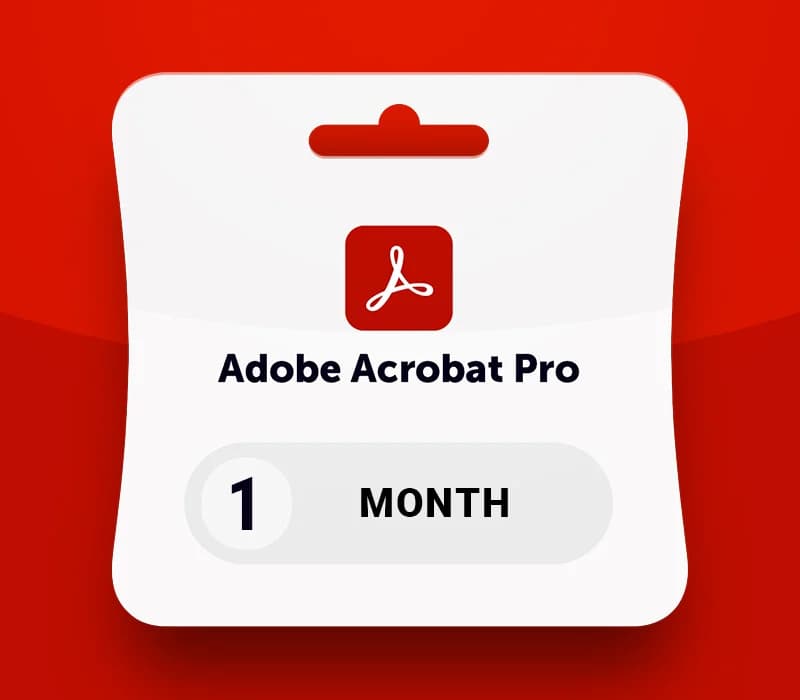 Adobe Acrobat Pro - 1 Month Subscription