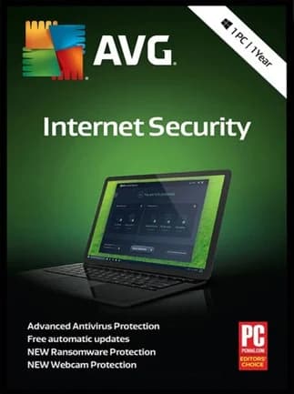 AVG Internet Security (PC) (1 User, 1 Year)  - AVG Key -