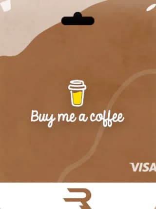 Buy me a coffee Gift Card 210 USD - by Rewarble -