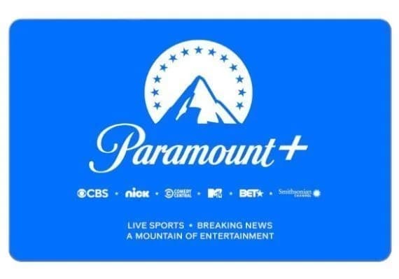 CBSi Paramount Plus Gift Card USD US $100