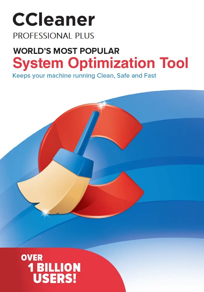 CCleaner Professional Plus (PC) 3 Devices, 1 Year - CCleaner Key -