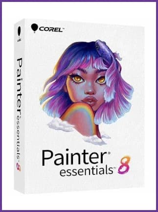 Corel Painter Essentials 8 (PC) (1 Device, Lifetime)  - Corel Key -