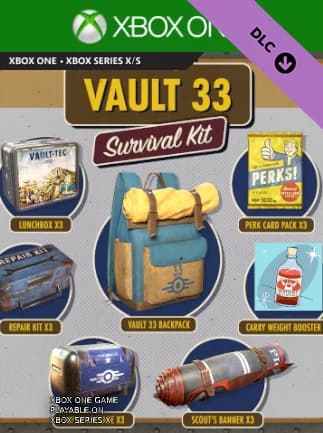 Fallout 76 - Vault 33 Survival Kit (Xbox One) - Xbox Live Key -