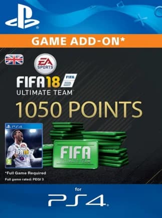 FIFA 18 Ultimate Team PSN GERMANY 1050 Points
