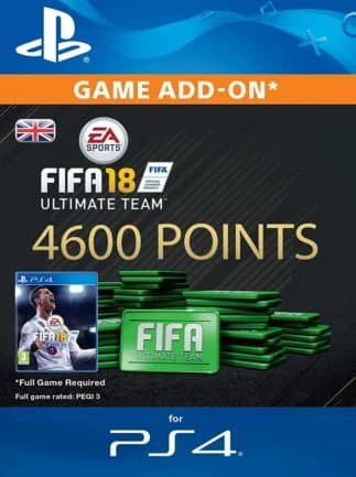 FIFA 18 Ultimate Team PSN GERMANY 4600 Points