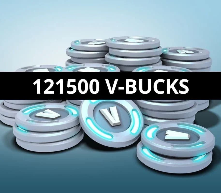 Fortnite - 121500 V-Bucks