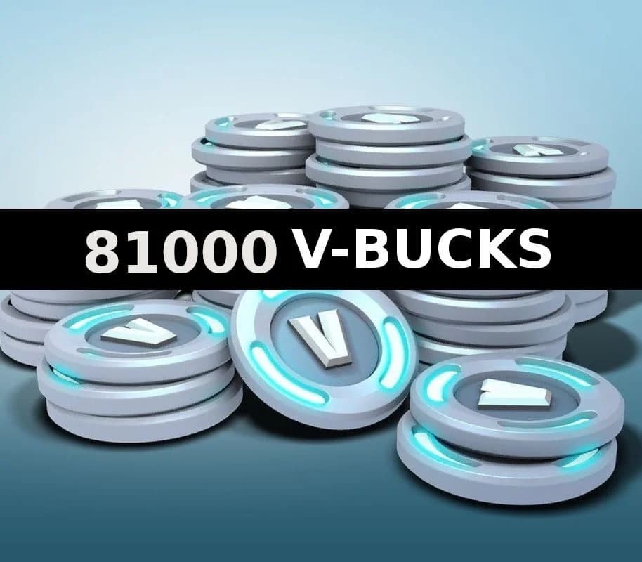 Fortnite - 81000 V-Bucks XBOX One / Xbox Series X|S