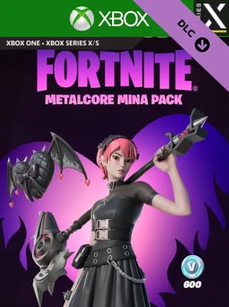 Fortnite - Metalcore Mina Pack + 600 V-Bucks