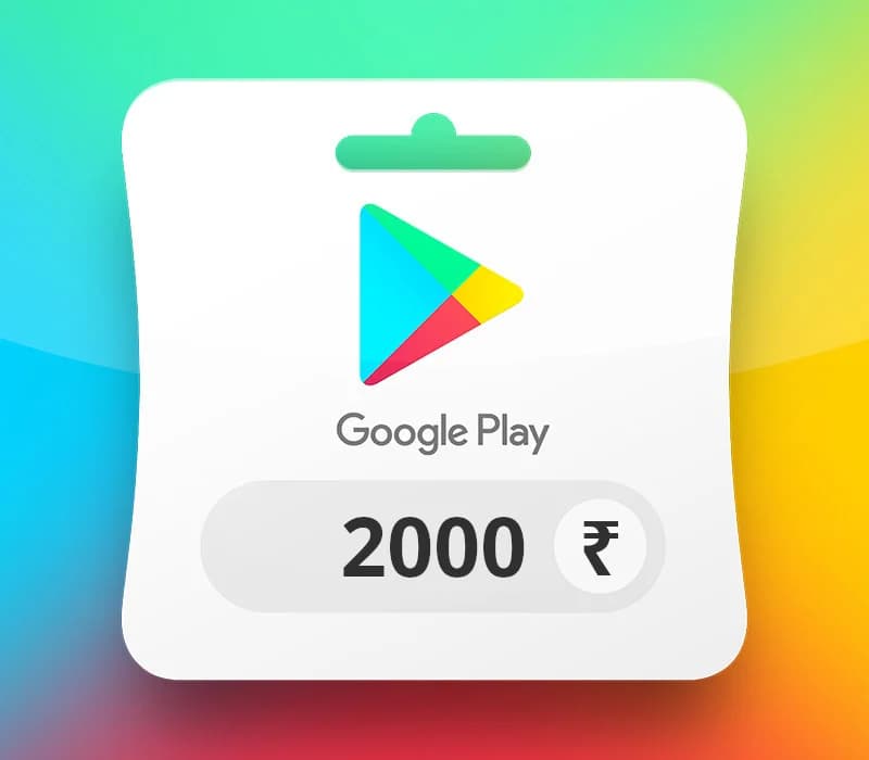 Google Play INR 2000 Gift Card IN