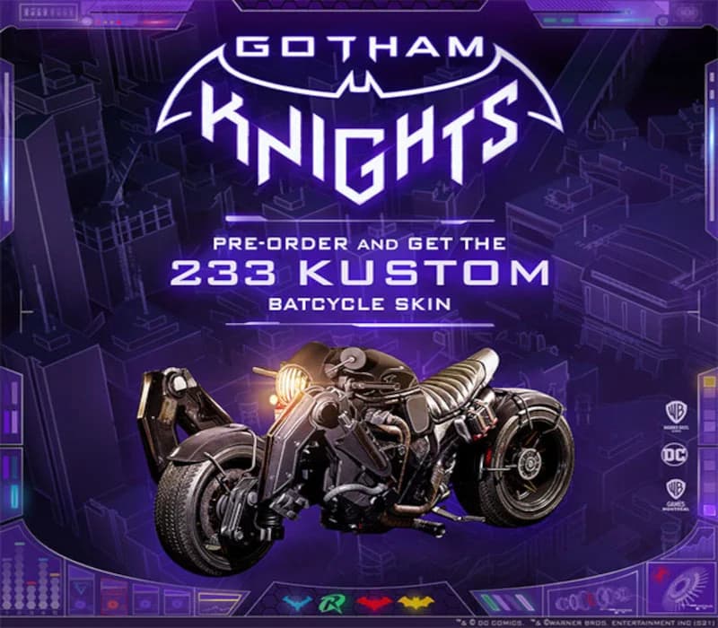 Gotham Knights - 233 Kustom Batcycle Skin EU DLC PS4