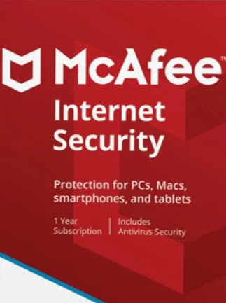 McAfee Internet Security 3 Devices 1 Year - McAfee Key -
