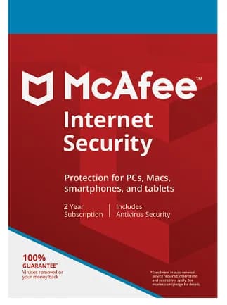 McAfee Internet Security 1 Device 2 Years - McAfee Key -