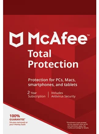 McAfee Total Protection Multidevice (5 Devices, 2 Years) - McAfee Key -