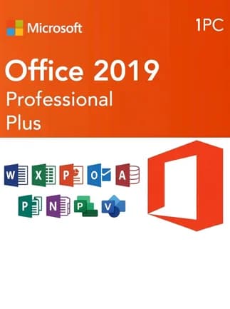 Microsoft Office Professional 2019 Plus (PC, 1 Device) - Microsoft Key -