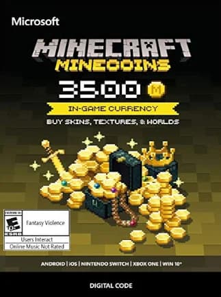 Minecraft: Minecoins Pack 3500 Coins  - Xbox Live  -