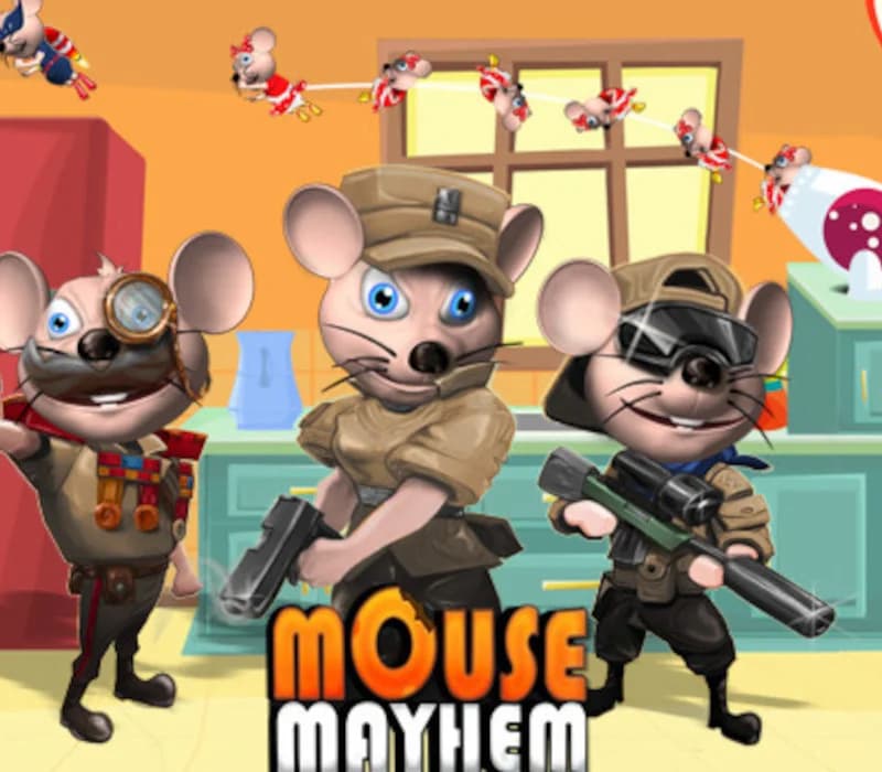 Mouse Mayhem Shooting & Racing Steam