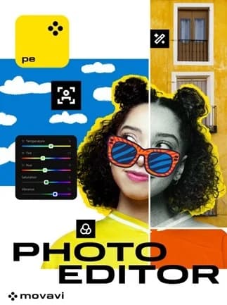 Movavi Photo Editor 2026 (PC) (1 Device, Lifetime)  - Movavi Key -