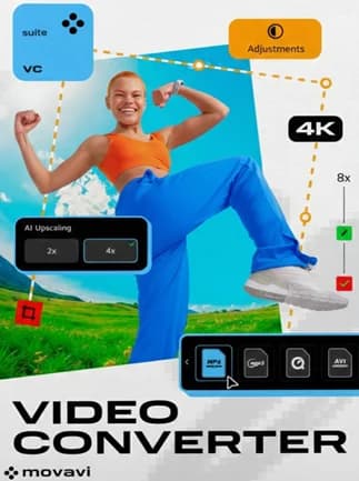 Movavi Video Converter 2026 (PC) (1 Device, Lifetime)  - Movavi Key -