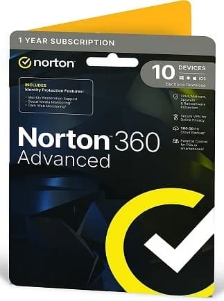Norton 360 Advanced - NortonLifeLock Key -