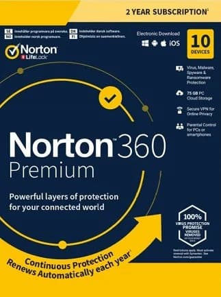 Norton 360 Premium (1 Device, 1 Year) - NortonLifeLock Key -
