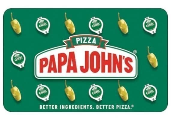Papa Johns Gift Card USD US $25