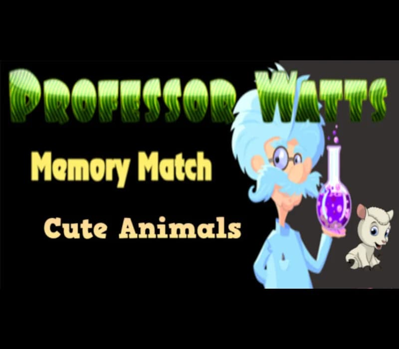 Professor Watts Memory Match Cute Animals PC Steam