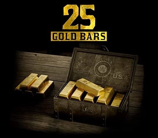 Red Dead Online - 25 Gold Bars XBOX One