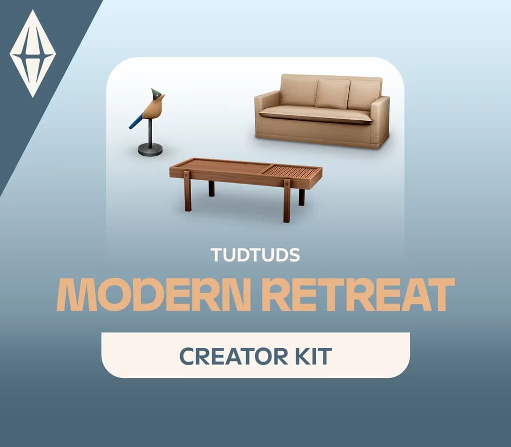 The Sims 4 - Modern Retreat Kit DLC PC EA App