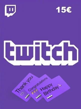 Twitch Gift Card EUR EU €15
