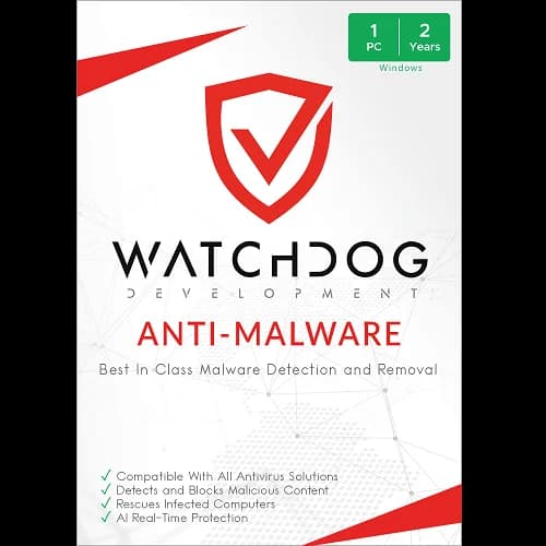 Watchdog Anti-Malware 1 PC 2 Years - Key -