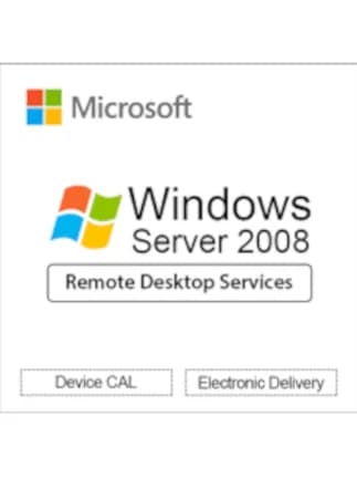 Windows Server 2008 Remote Desktop Services (PC) (20 Devices, Lifetime)  - Microsoft Key -