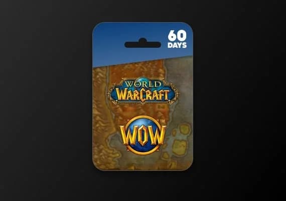 World of Warcraft 60 Days Time Card