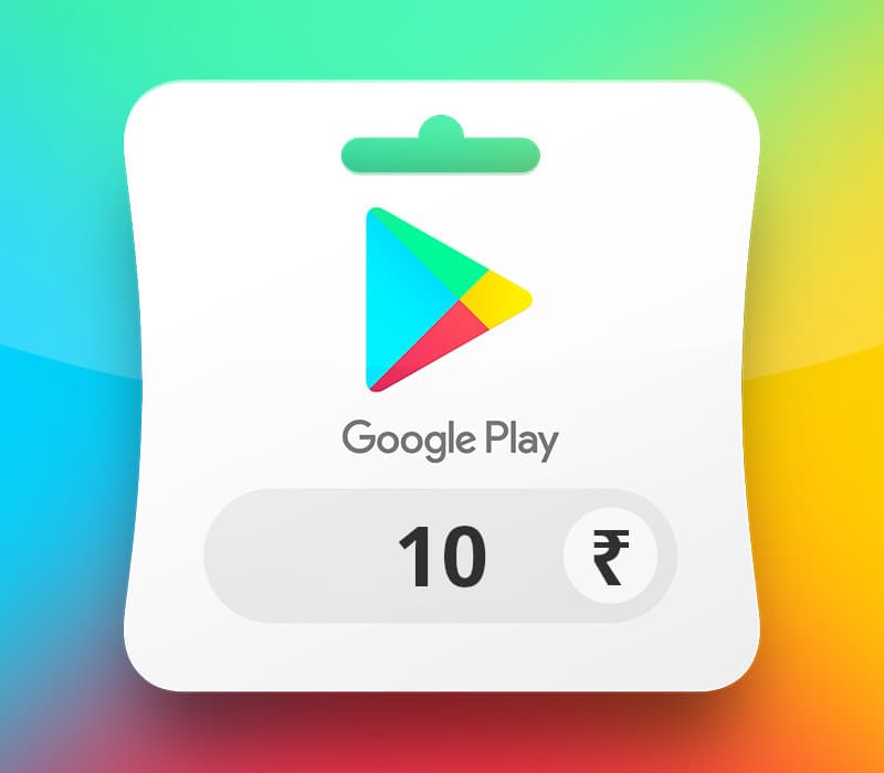 Google Play INR 10 Gift Card IN