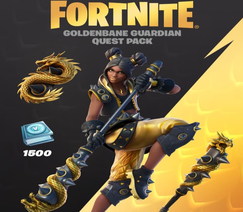 Fortnite - Goldenbane Guardian Quest Pack + 1500 V-Bucks Challenge EU Xbox Series X|S