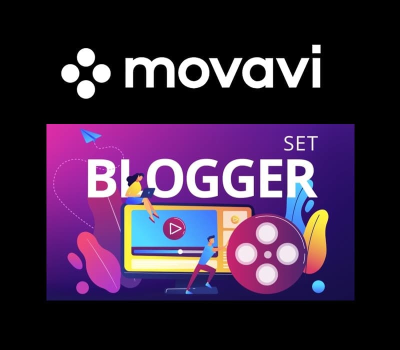 Movavi Video Editor Plus 2021 Effects - Blogger Set Steam