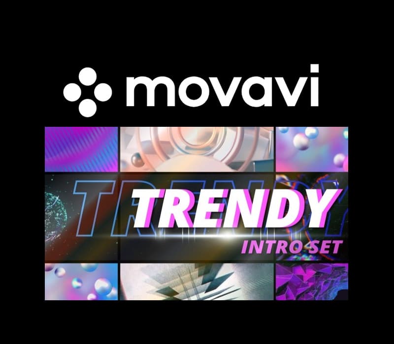 Movavi Video Editor Plus 2021 Effects - Trendy Intro Set Steam
