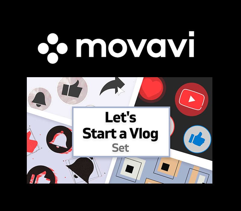 Movavi Slideshow Maker 8 Effects - Let's Start a Vlog Set Steam