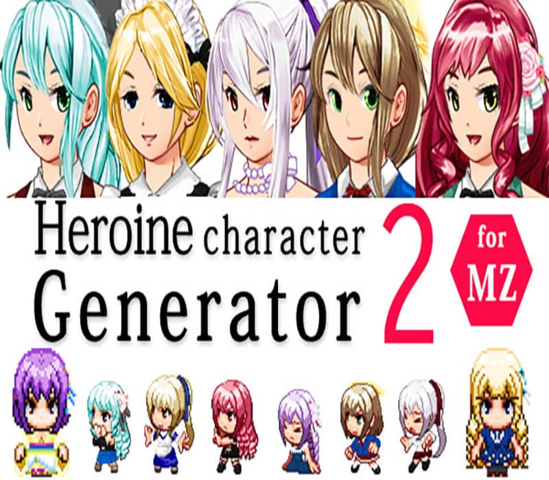 RPG Maker MV - Heroine Character Generator 2 DLC EU Steam