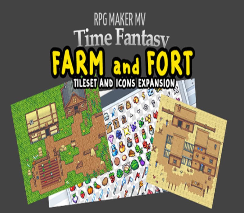 RPG Maker MV - Time Fantasy: Farm and Fort DLC EN Language Only EU Steam