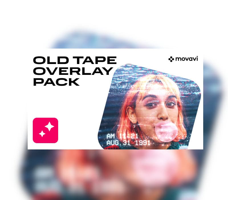 Movavi Video Editor 2023 - Old Tape Overlay Pack DLC Steam