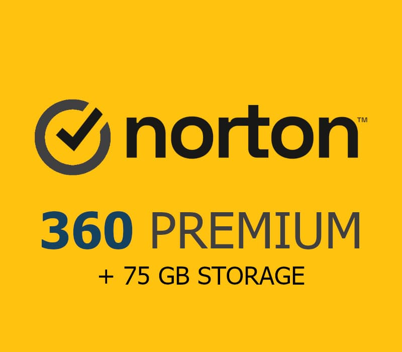 Norton 360 Premium 2023 EU Key + 75 GB Cloud Storage