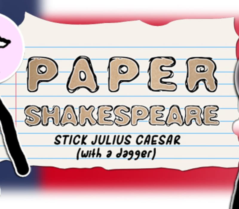 Paper Shakespeare: Stick Julius Caesar Steam
