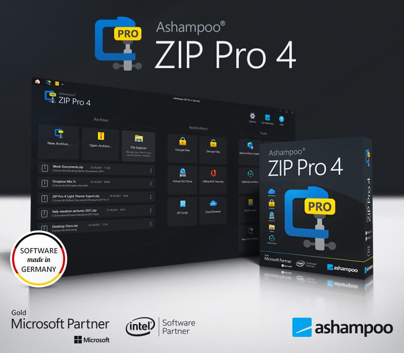 Ashampoo ZIP Pro 4 Activation