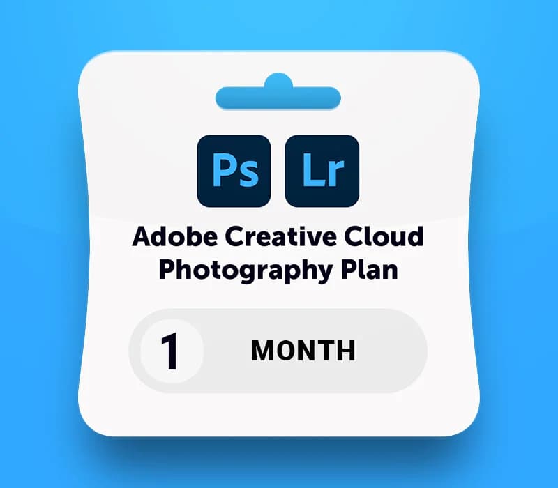 Adobe Creative Cloud Photography Plan - 1 Month Subscription Key