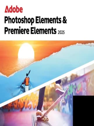 Adobe Photoshop Elements 2025 & Premiere Elements 2025 (PC, Mac) (1 User, 3 Years) - Adobe Key - UNITED STATES