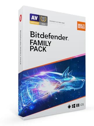Bitdefender Total Security Family Pack 2023 (PC, Mac) (15 Devices, 1 Year) - Bitdefender Key - UNITED KINGDOM