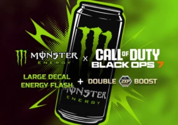 Call of Duty: Black Ops 7 - Large Decal - Energy Flash + 15 Min Double XP DLC