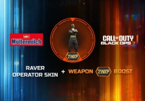 Call of Duty: Black Ops 7 - Raver Operator Skin + 15 Minutes Double Weapon XP DLC